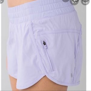Lululemon tracker shorts- lilac